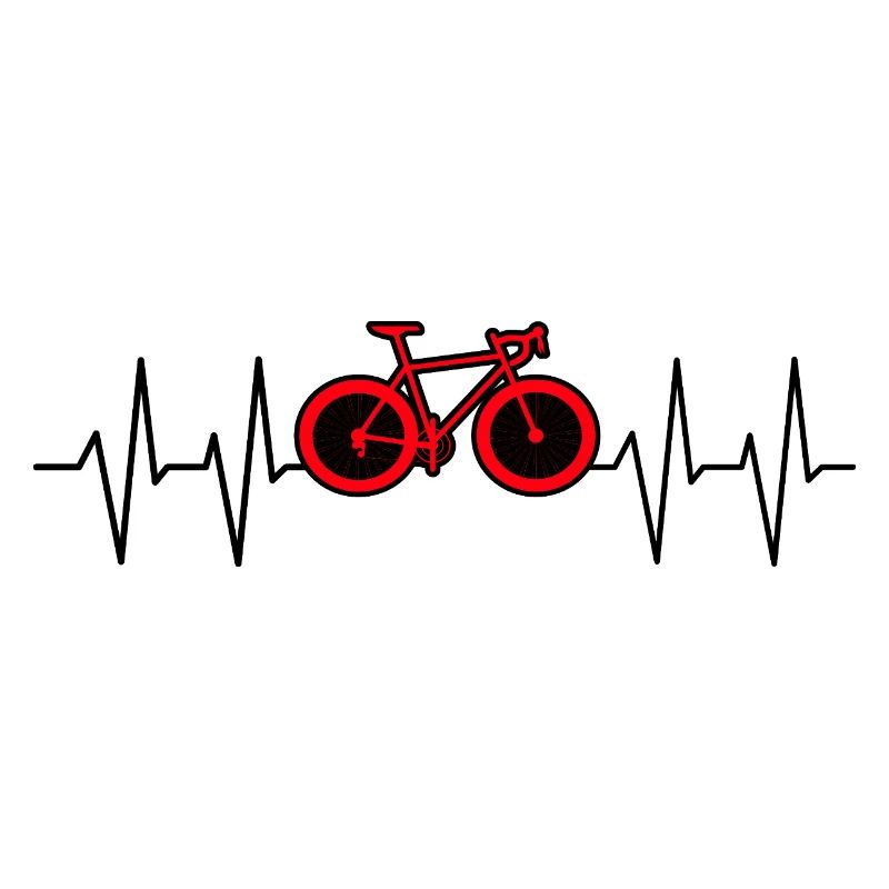Course cycliste à rythme cardiaque