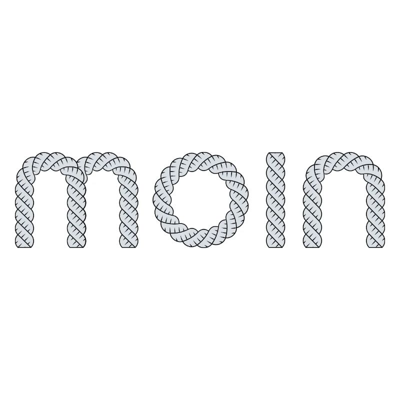 Moin Schriftzug