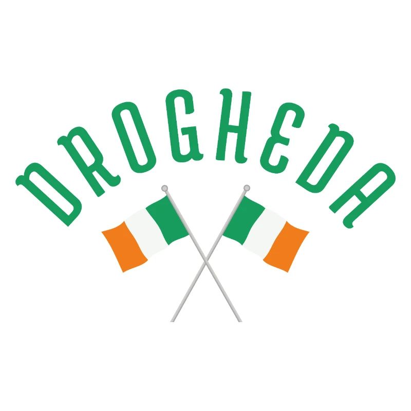 Drapeau irlandais croisé de Drogheda