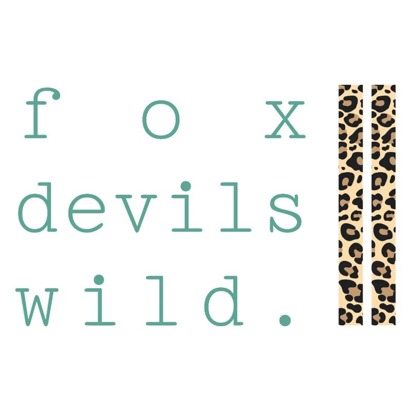 Diable Renard Léopard sauvage