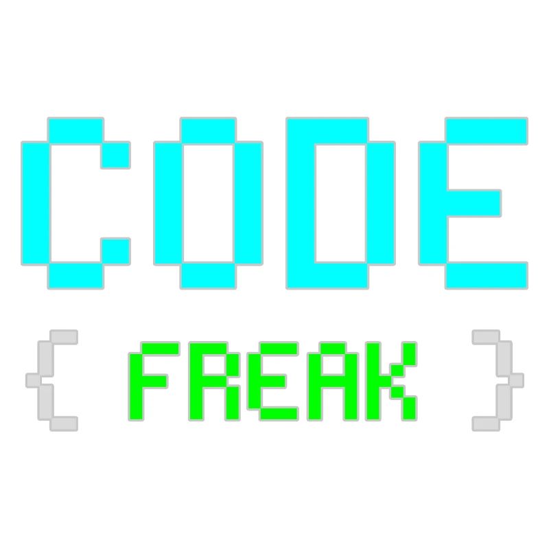 Pixel Code Freak Neon Tee