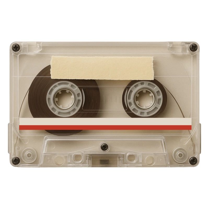 Transparent Cassette – Retro Mixtape