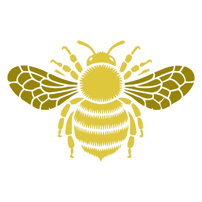 Golden Bee Pattern