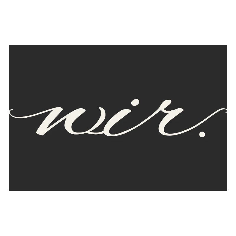 we. – modern love statement shirt