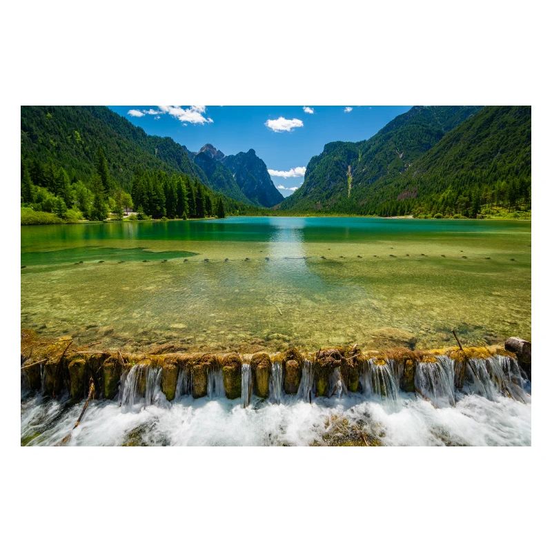Toblacher See in den Dolomiten