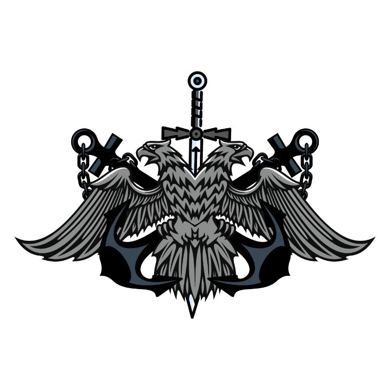 Blason de l’Aigle Jumeau avec épée