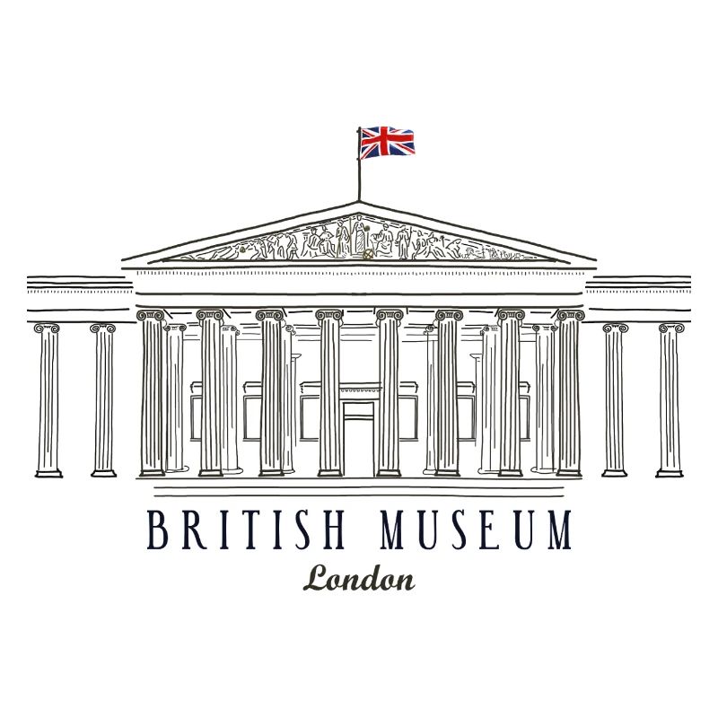 Londres, British Museum, Angleterre, Dessin à la main