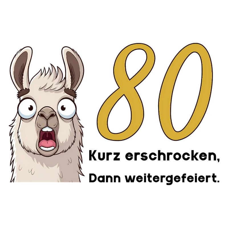 80e anniversaire – brièvement effrayé, puis célébré