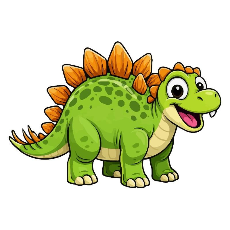 Dino Stegosaurus joyeux