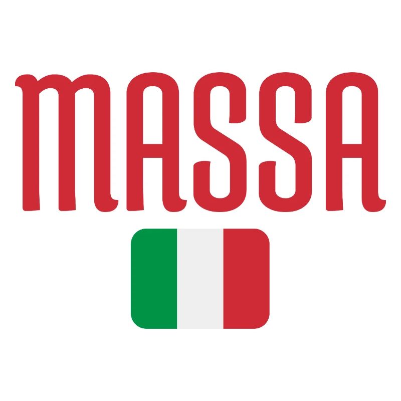 Drapeau italien de Massa
