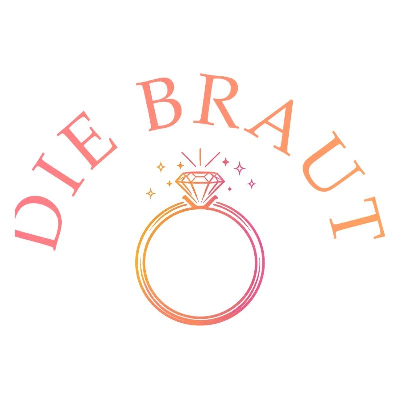 Die Braut - Ring - personalisierbar