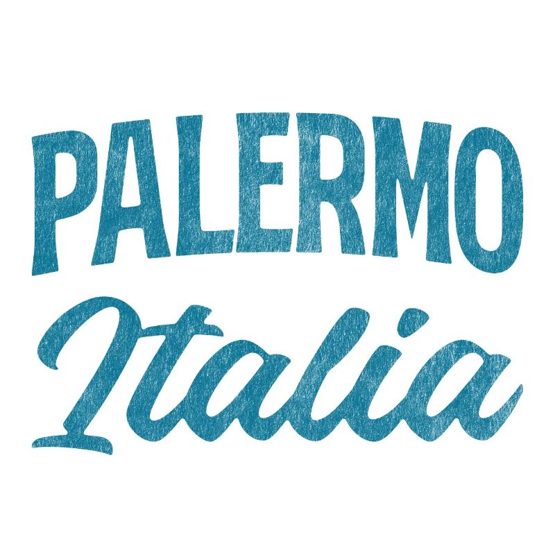 Palermo Italia Script Logo