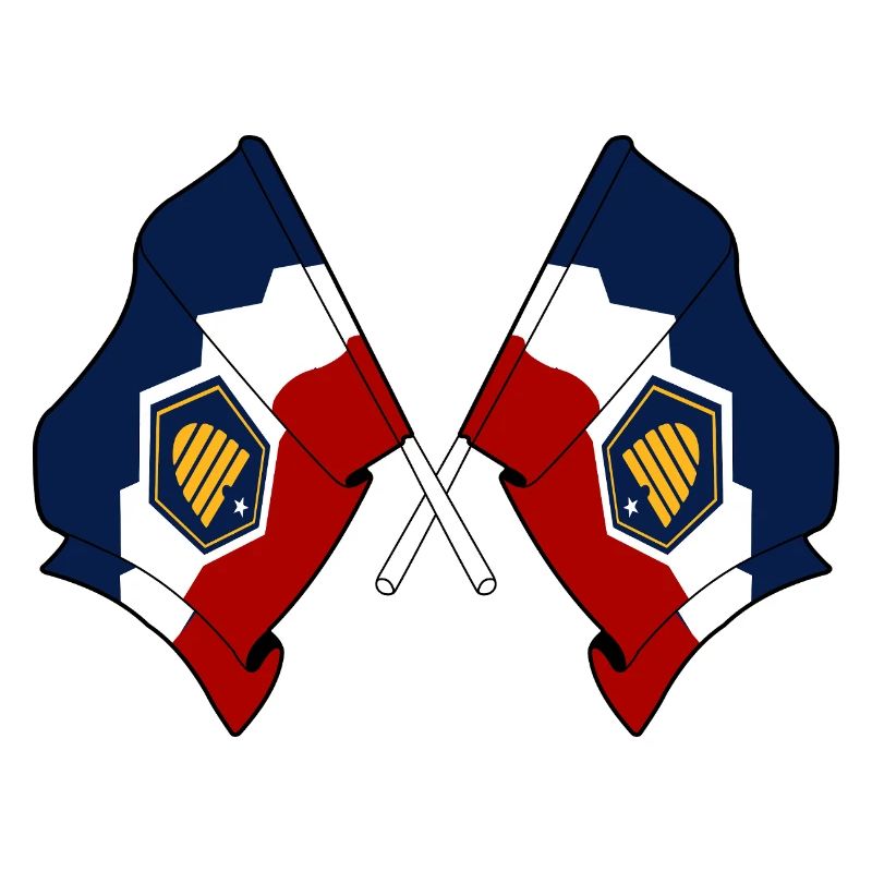 Deux drapeaux traversent l’Utah