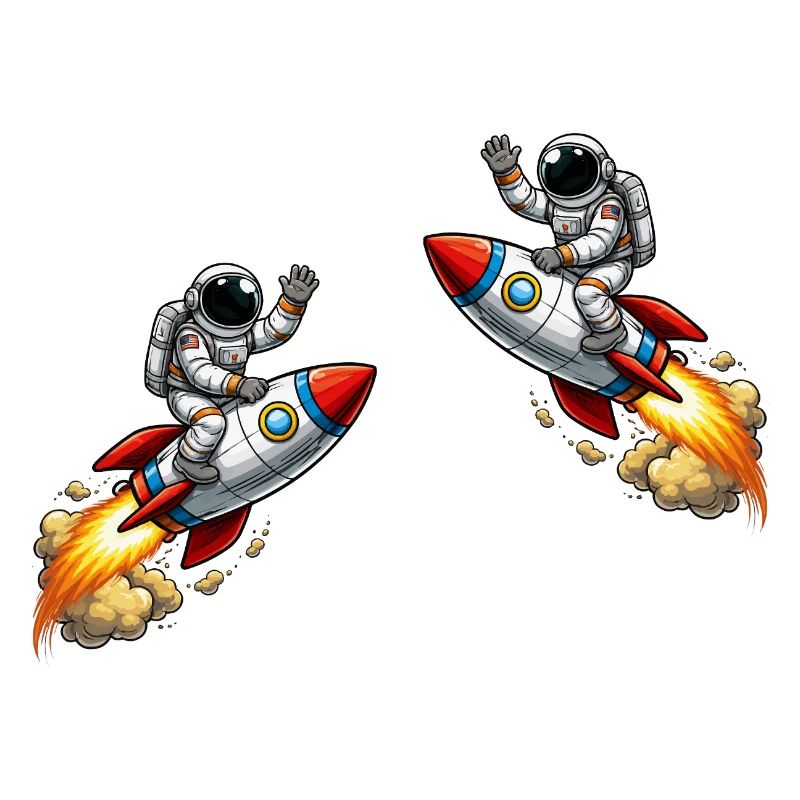 Aventure de la fusée astronaute