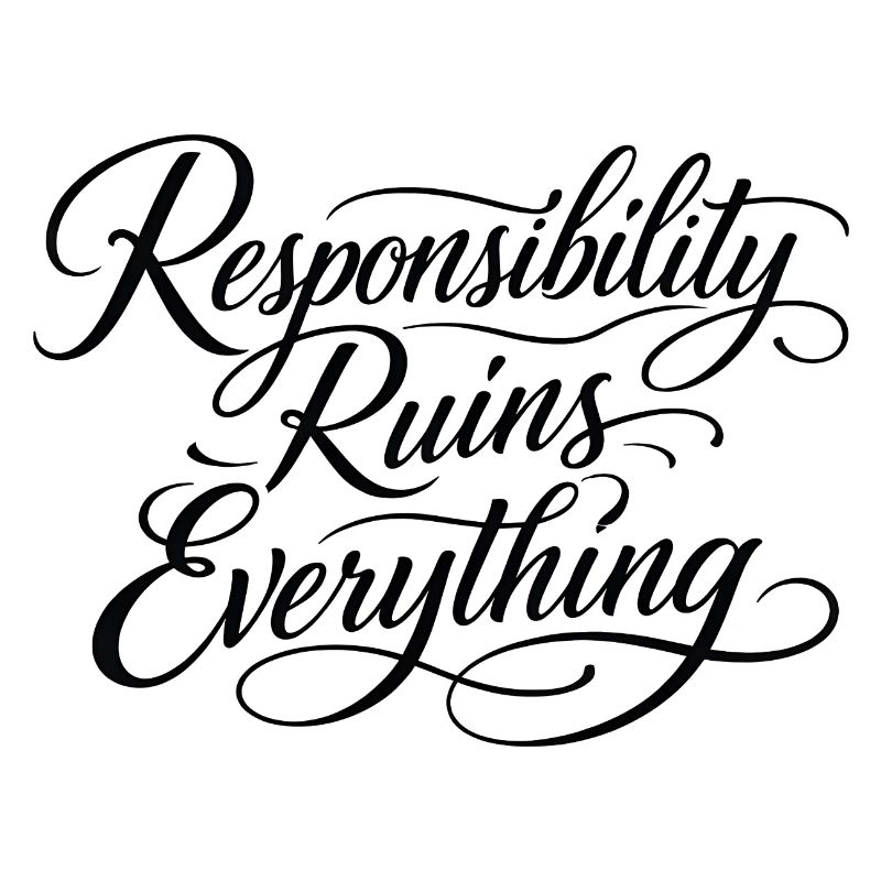 Sarcasm Responsibility Ruins Everything Funny Men