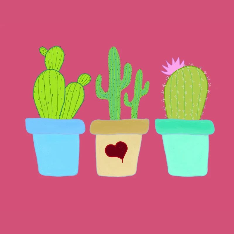 Three Cacti