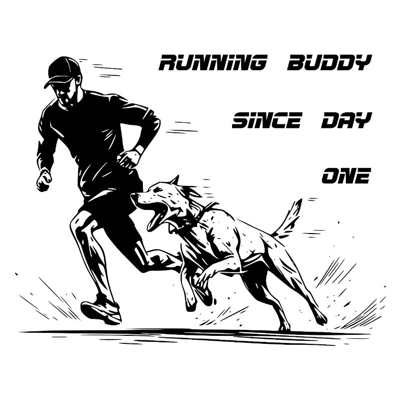 Jogging avec un compagnon de course canin