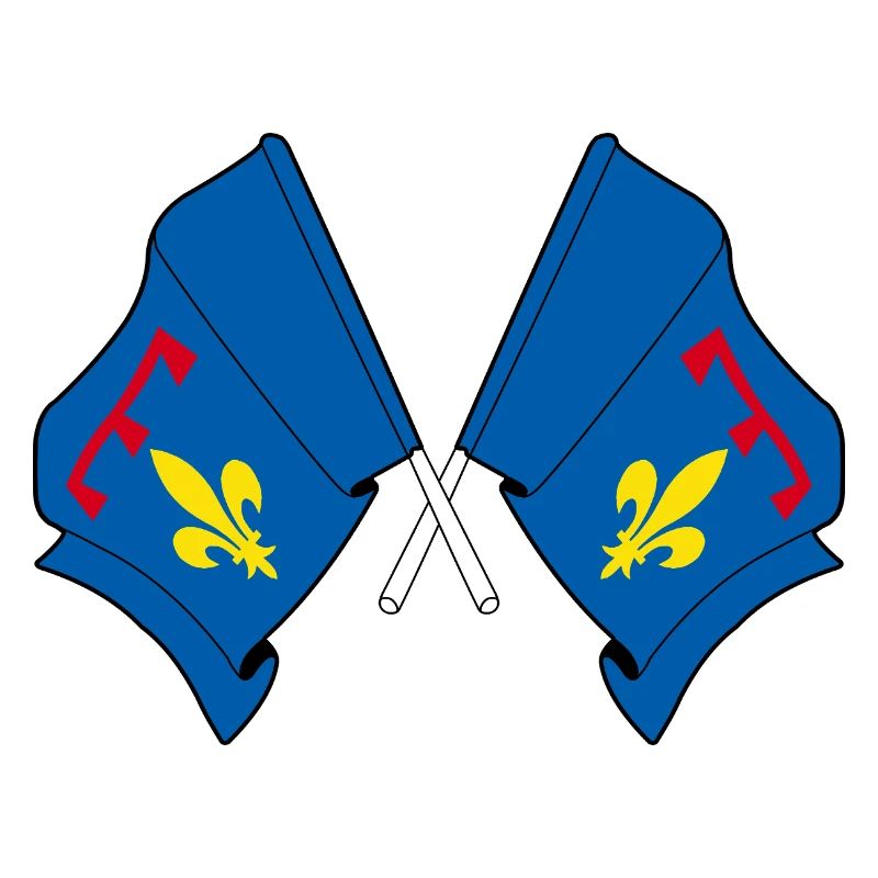 Drapeaux croisés de Provence