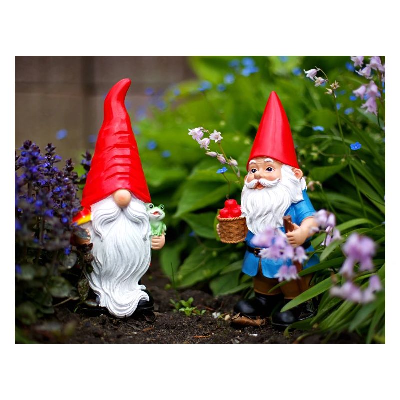 Garden Gnome Red Cap Scene