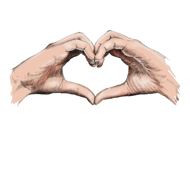 Hands heart