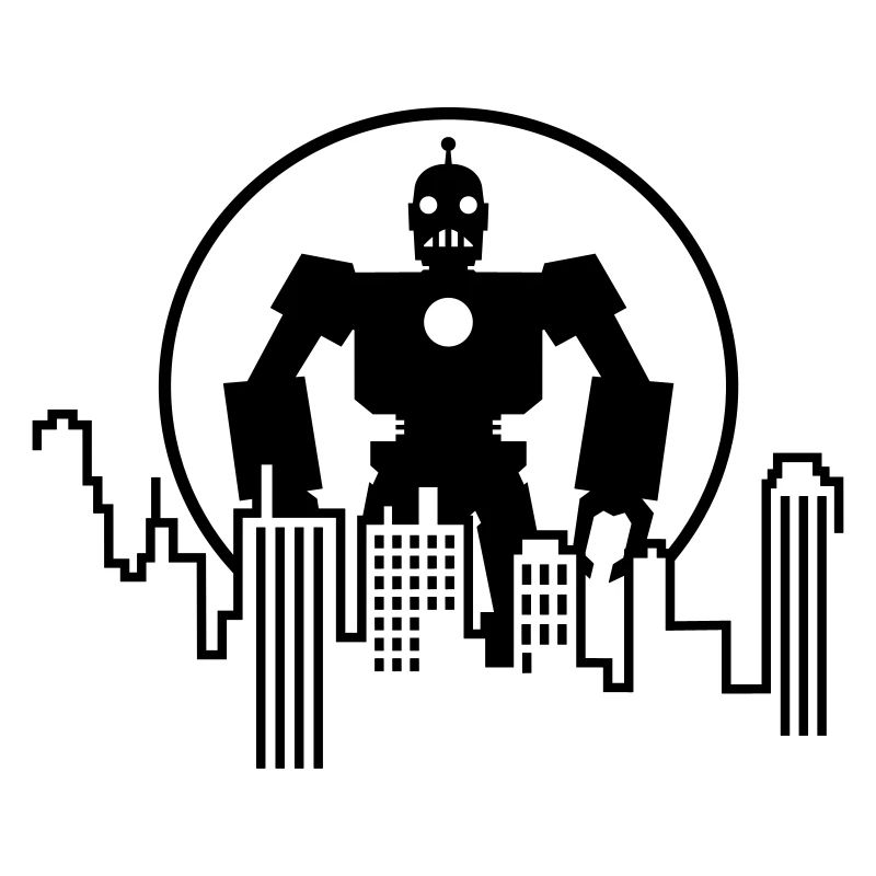 Robot Skyline – Sci-Fi Android Silhouette Shirt