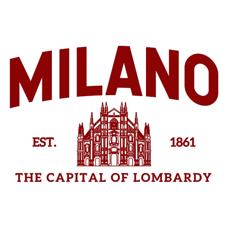 Milano Edificio del 1861 Logo della Cattedrale