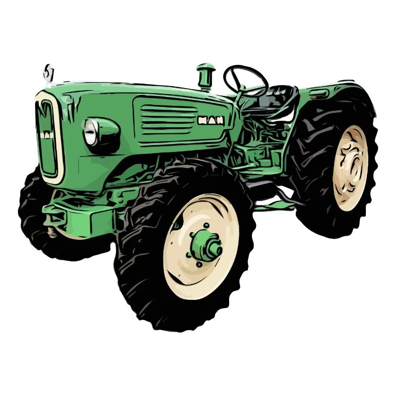 man Ackerdiesel Allrad 4N2 Traktor