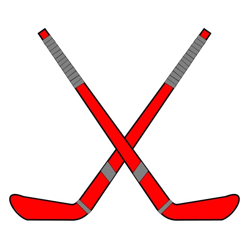 Gekreuzte Eishockeyschläger