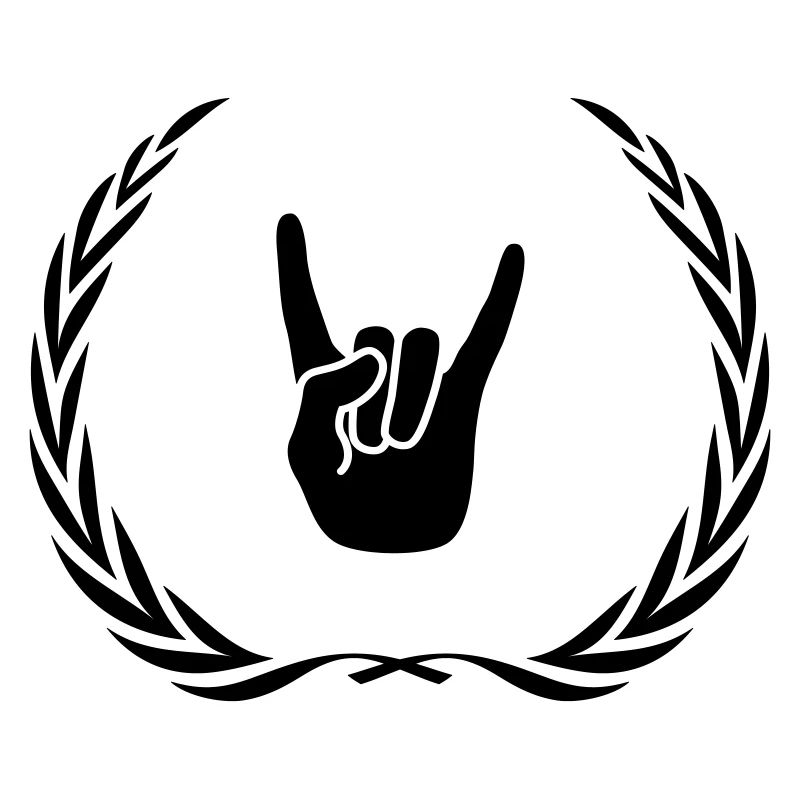 Couronne de symbole de la main du parti