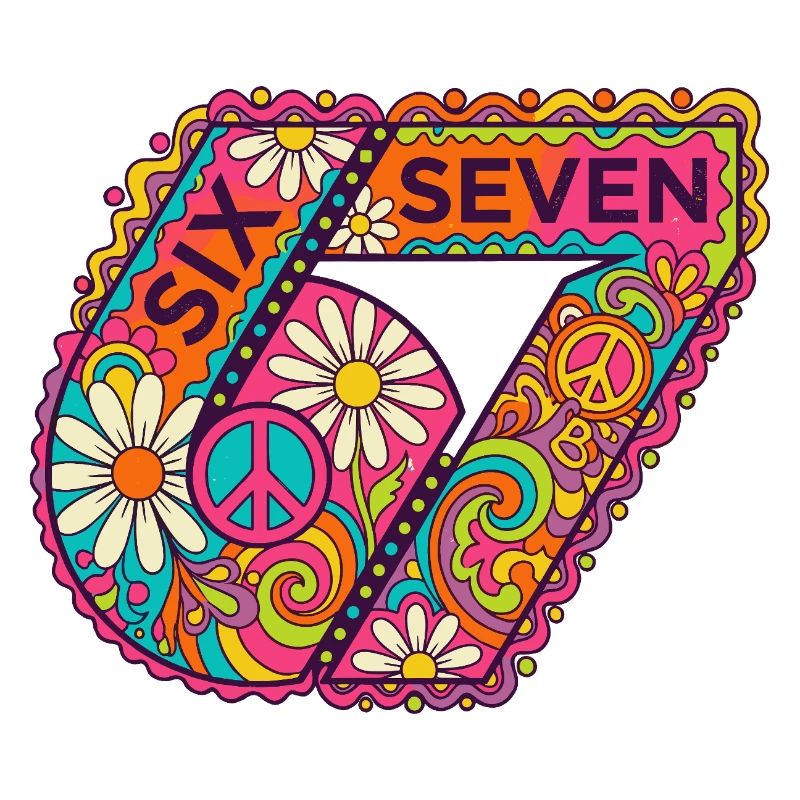 Psychedelic Seven Flowers