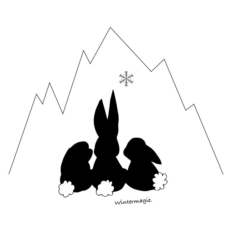 Winter Magic: Three Rabbits and the First Snow