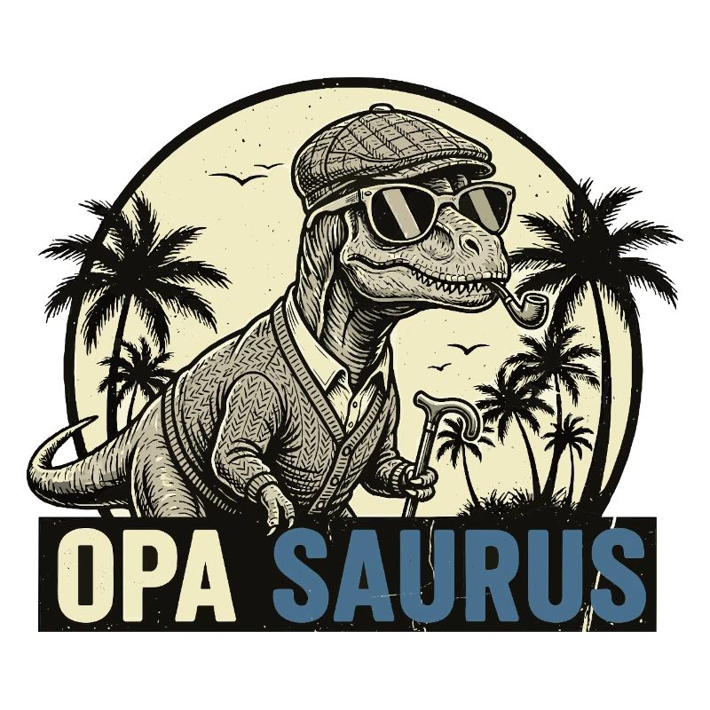 Opasaurus Rex – Lustiges Opa Dinosaurier Geschenk