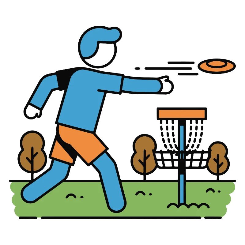 Disc Golf Flying Disc Golfer Disc Golf Korb