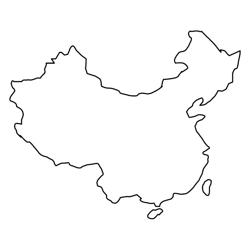 Carte de la Chine