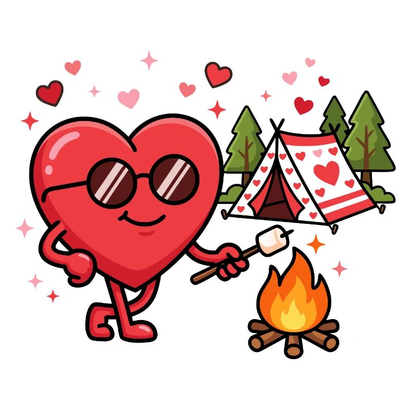 Fun Camping Valentine's Day Parties