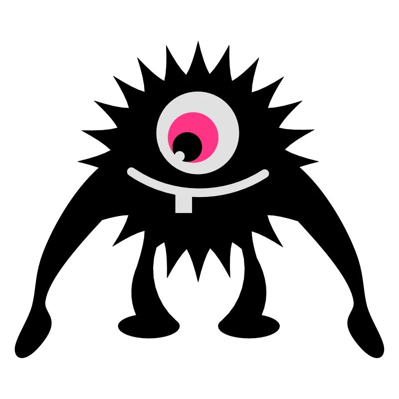 kleines einäugiges Monster