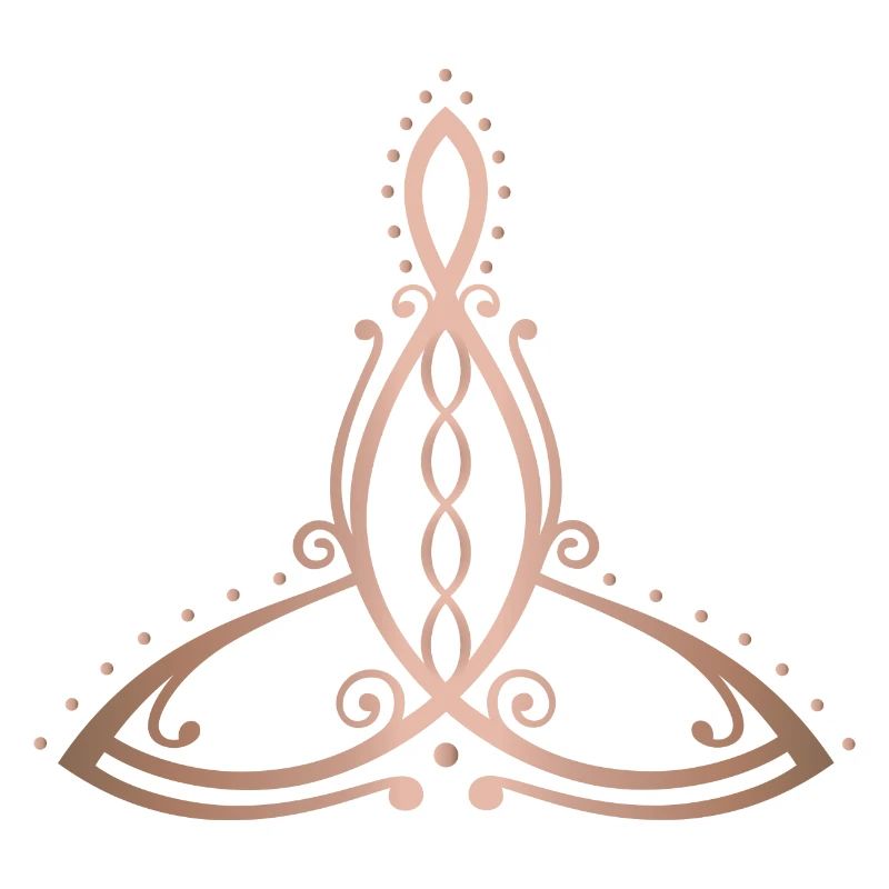 Celtic Motherhood Symbol Mutter mit vier Kindern