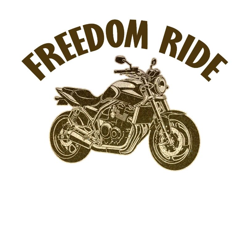 Graphic Motorcycle Freedom Engine