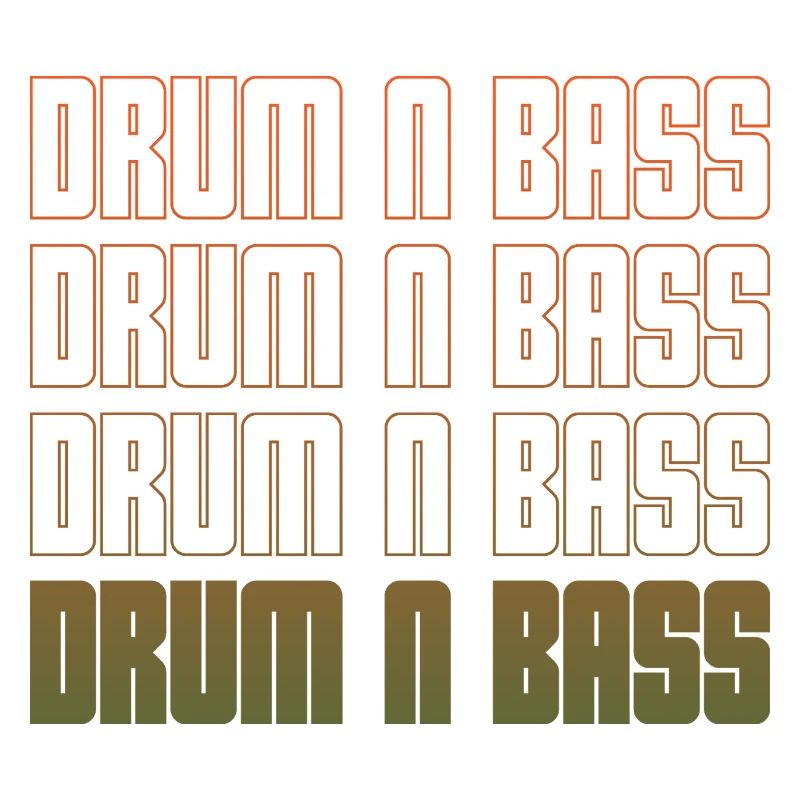Drum N Bass Gradient Grid