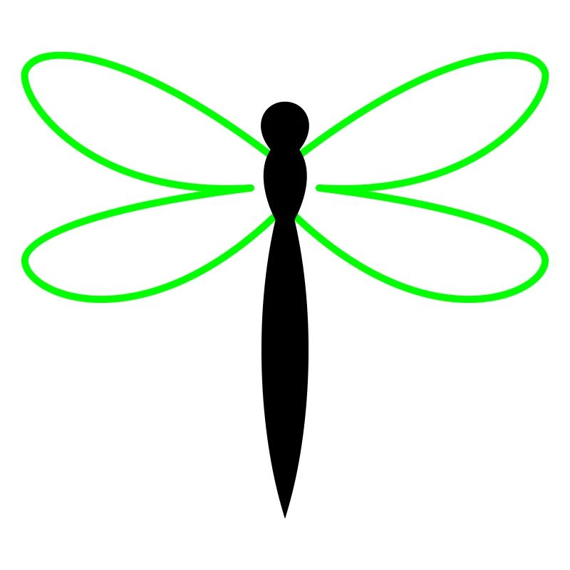 Silhouette de la Libellule