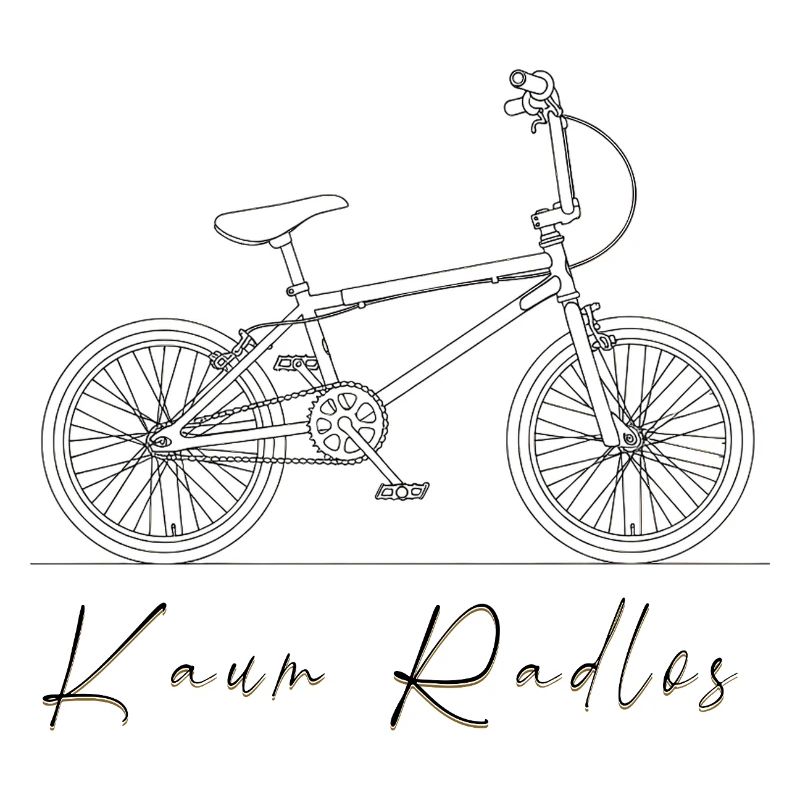 Pas du tout sans vélo ! – Design minimaliste de BMX Statement
