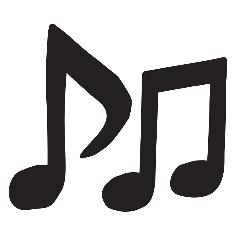 Silhouette des Notes Noires
