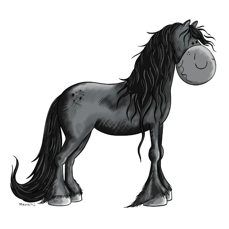 Cheval noir