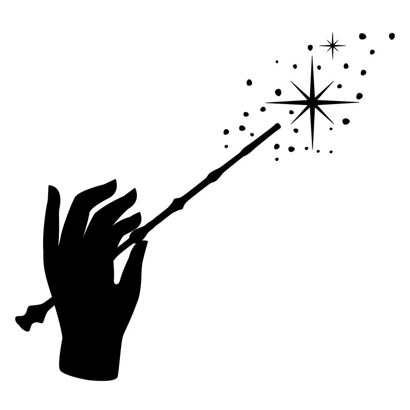 Baguette, Magicien, Magie, Main