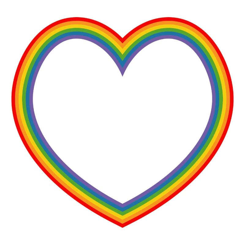 LGBT Regenbogen Herz lgbt csd tshirt