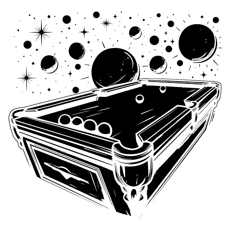 Dessin animé Billard