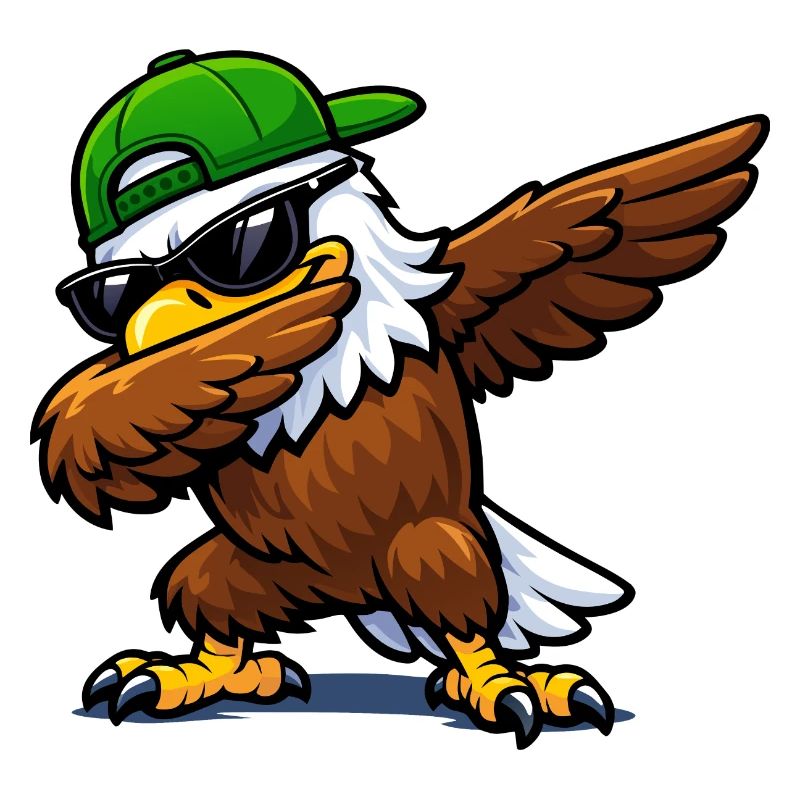 Aigle à l’eau à dabber