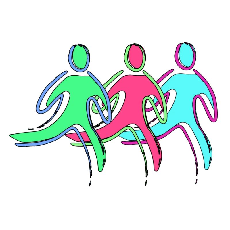 Running training, athletes