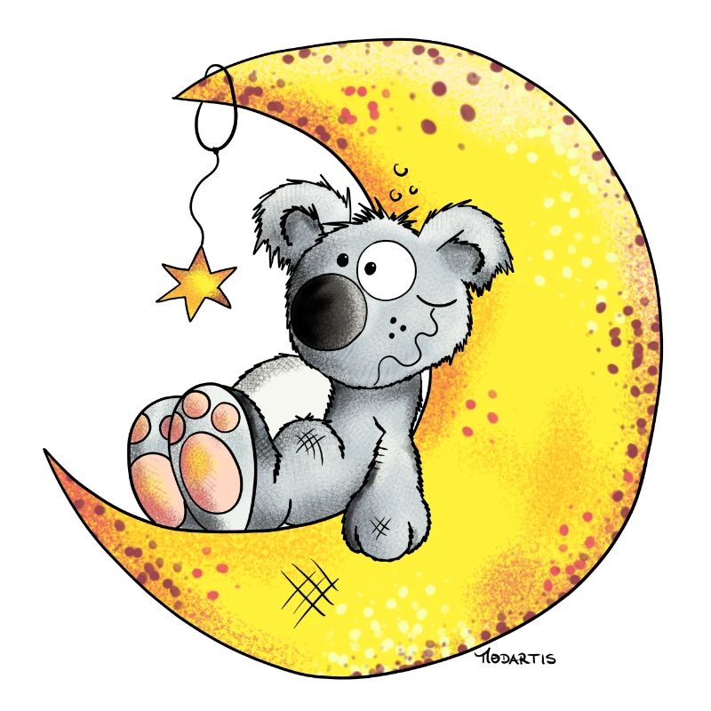 Koala im Mond