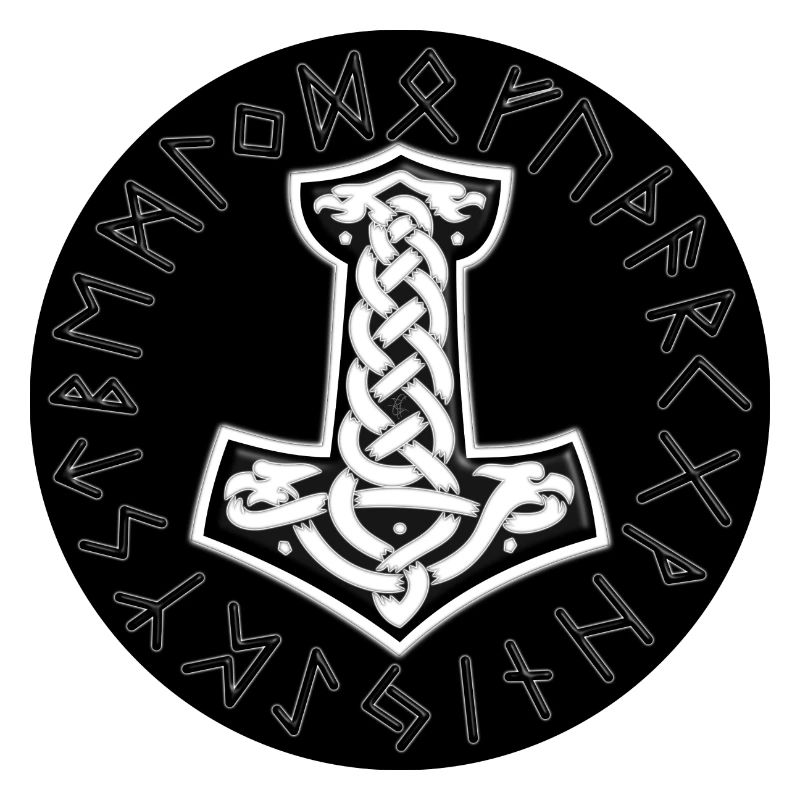 Mjölnir Celtic Runic Knot